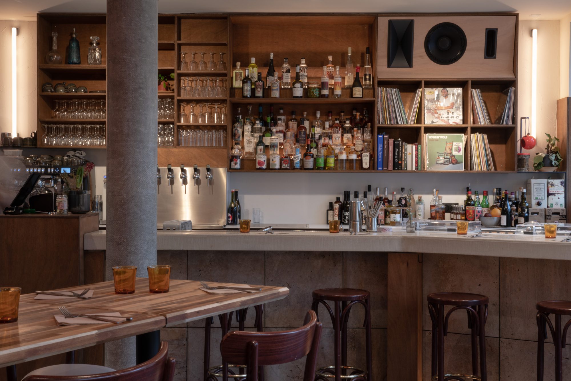 Restaurant Boumbap à Caen, aménagement intérieur – projet BOUMBAP